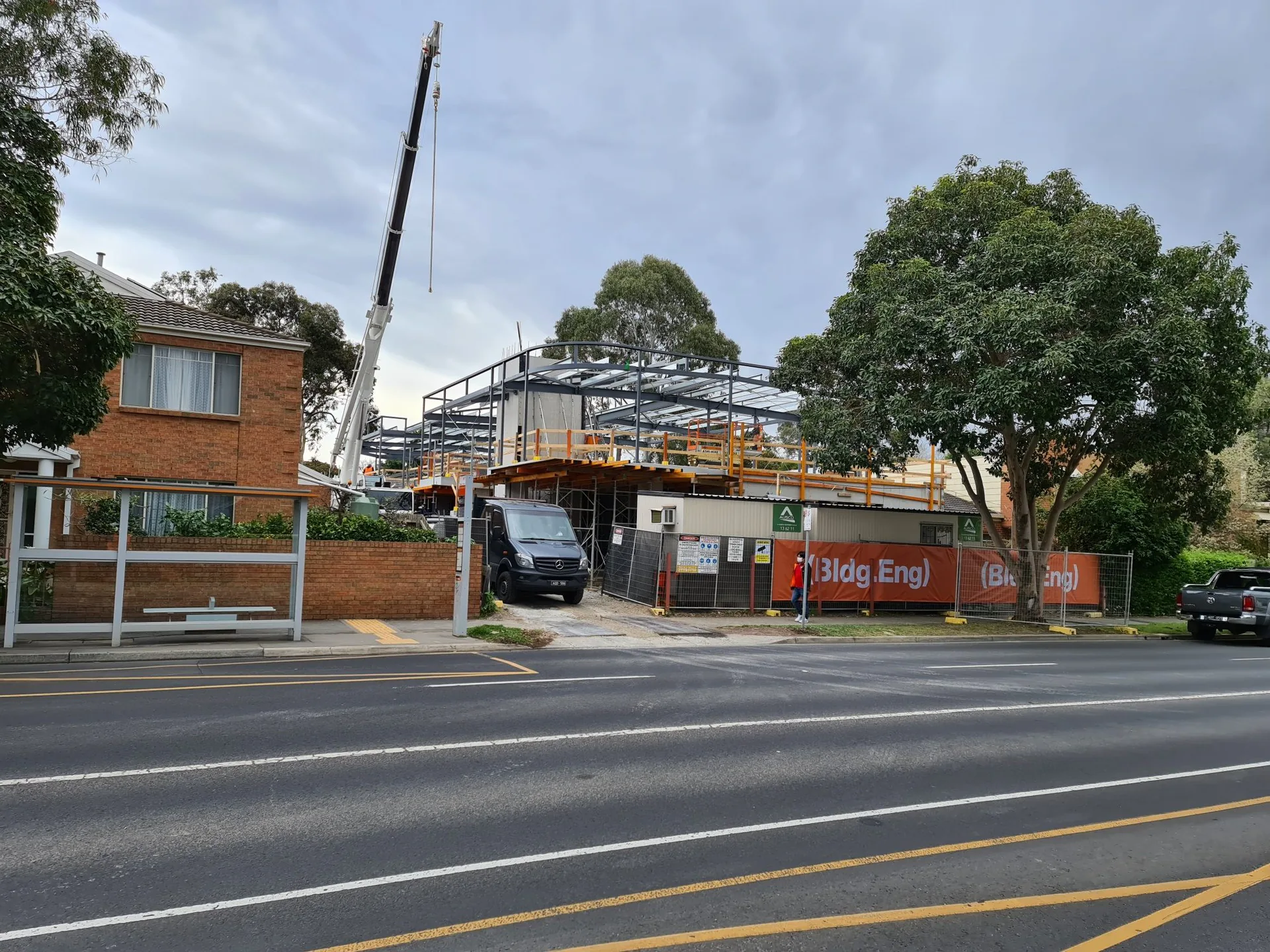 Box Hill Medical Centre structural steel project