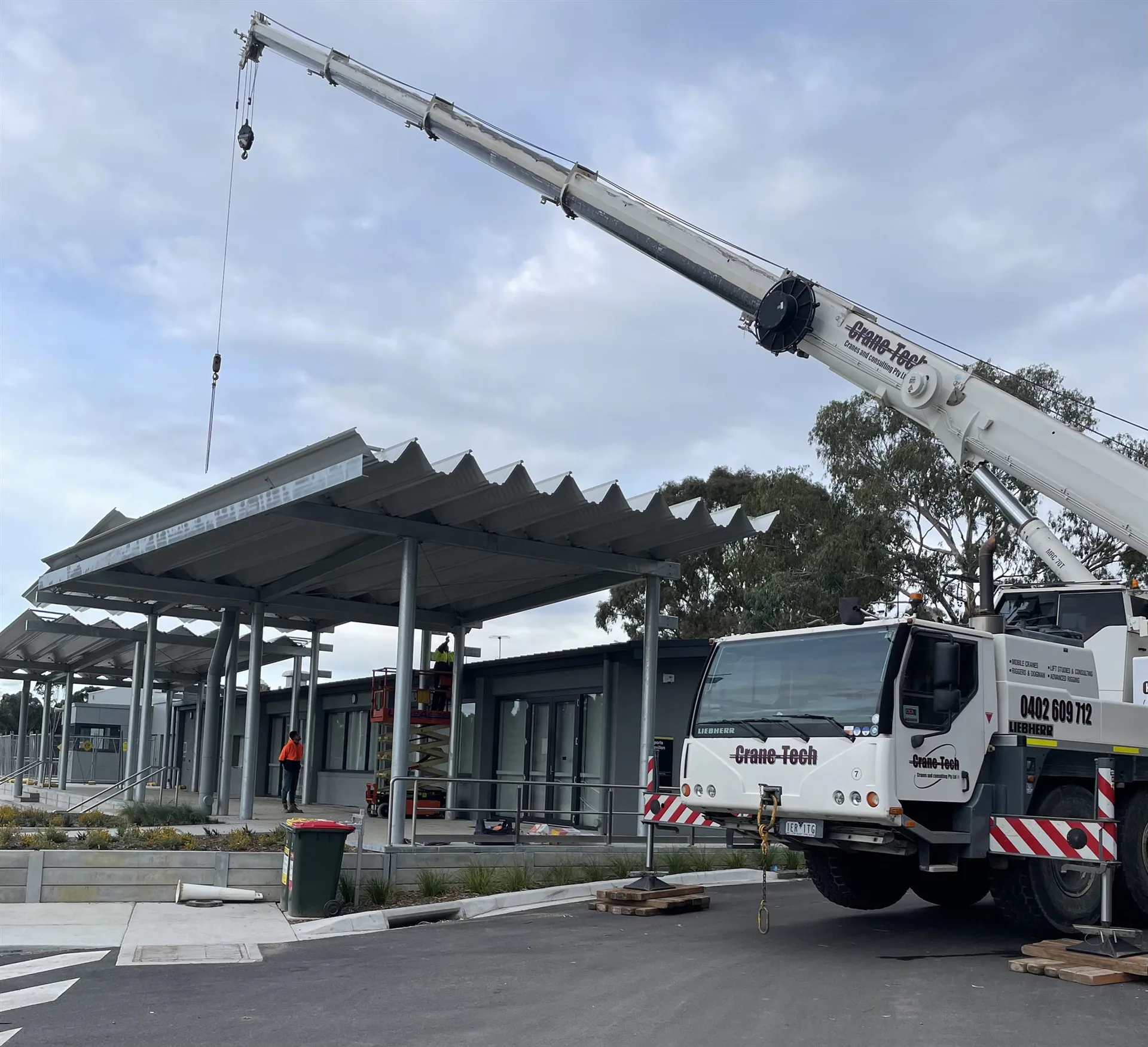 Mulgrave Reserve Pavilion structural steel project